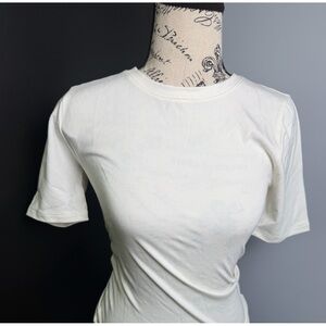 J.Crew Refined rib elbow-sleeve T-shirt NWT Size XS